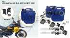 For Royal Enfield New Himalayan 450 RH-LH Blue Jerry Can Pair with Mount - SPAREZO